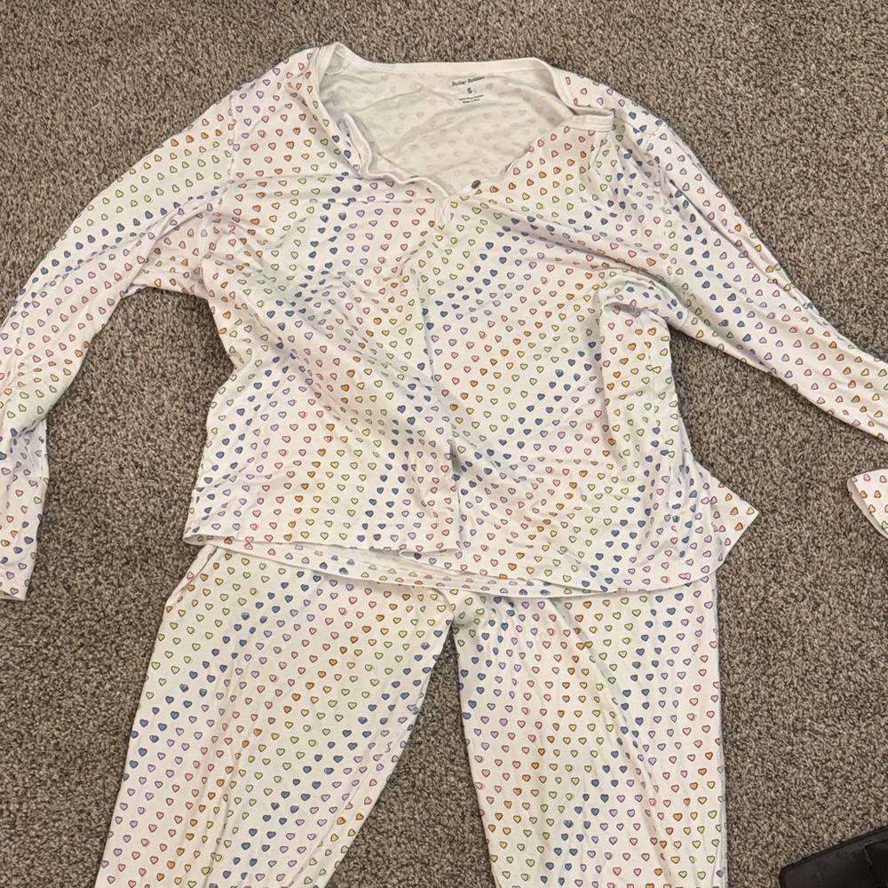 Roller Rabbit Multicolor Heart Pajama Set